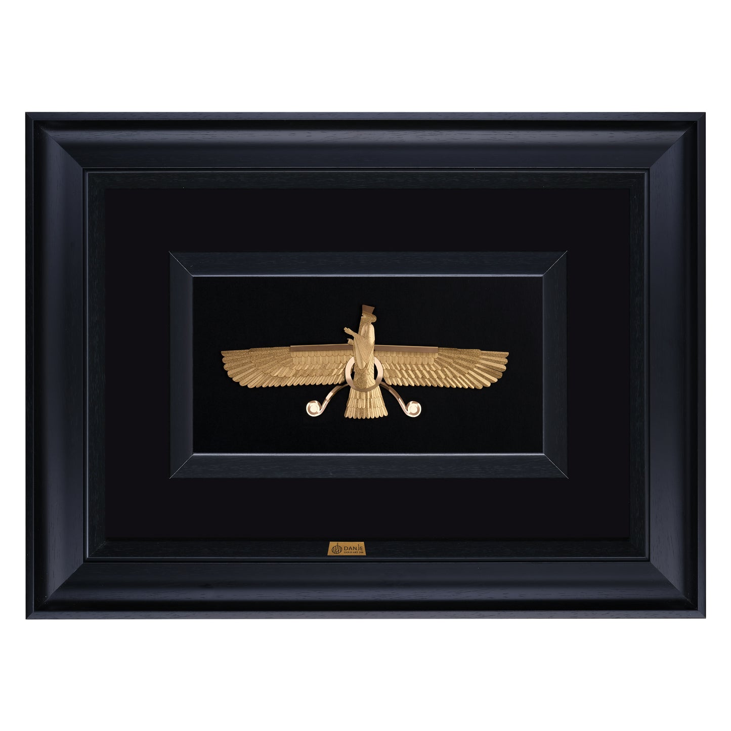 Wandbild, Farvahar, 24 Karat Blattgold, 45*40cm