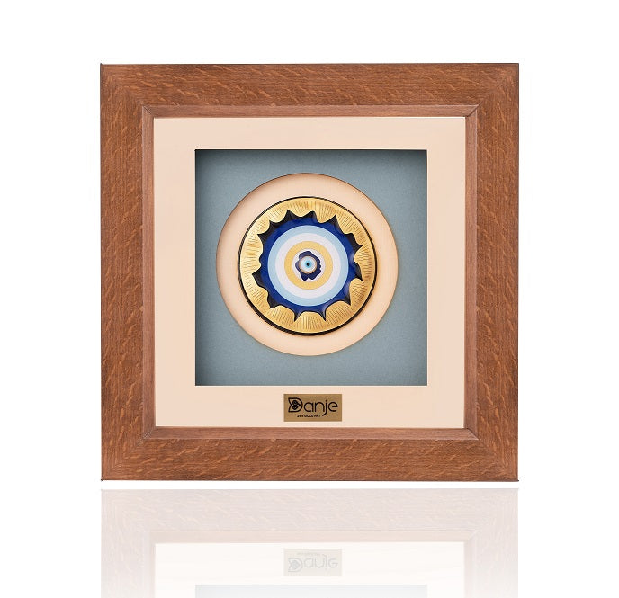 Wandbild, Visionssymbol, 24 Karat Blattgold