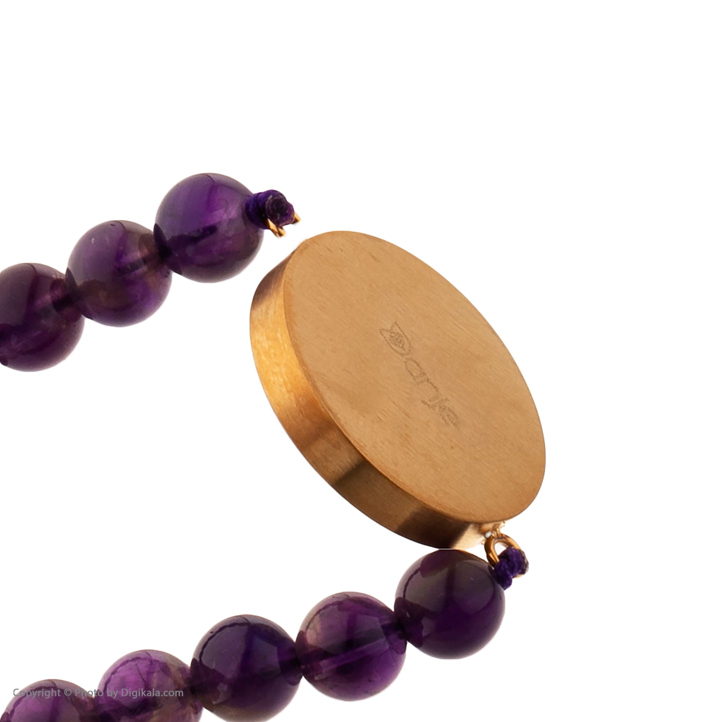 Bracelet, Shams, Amethyst, 24 carat gold leaf
