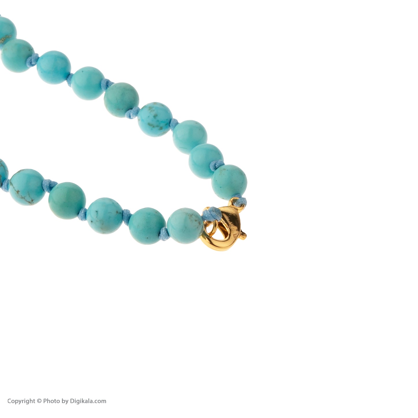 Necklace, zodiac sign Sagittarius, 24 carat gold leaf, stainless steel, turquoise gemstone