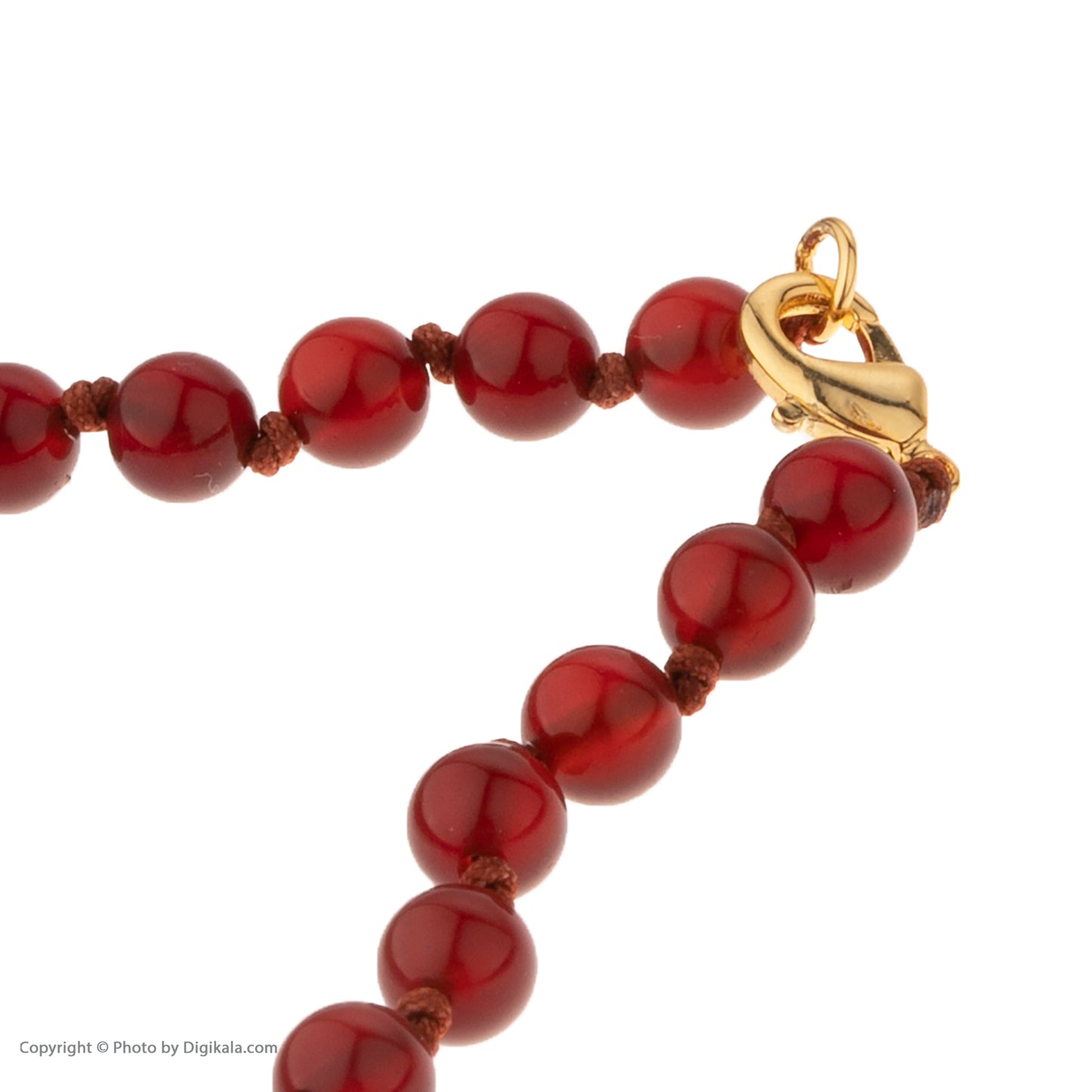 Necklace, zodiac sign Scorpio, 24 carat gold leaf, stainless steel, agate gemstone
