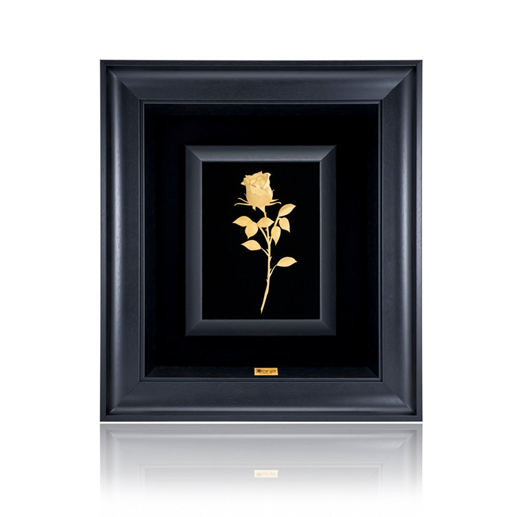 Mural; Rose, 24 carat gold leaf
