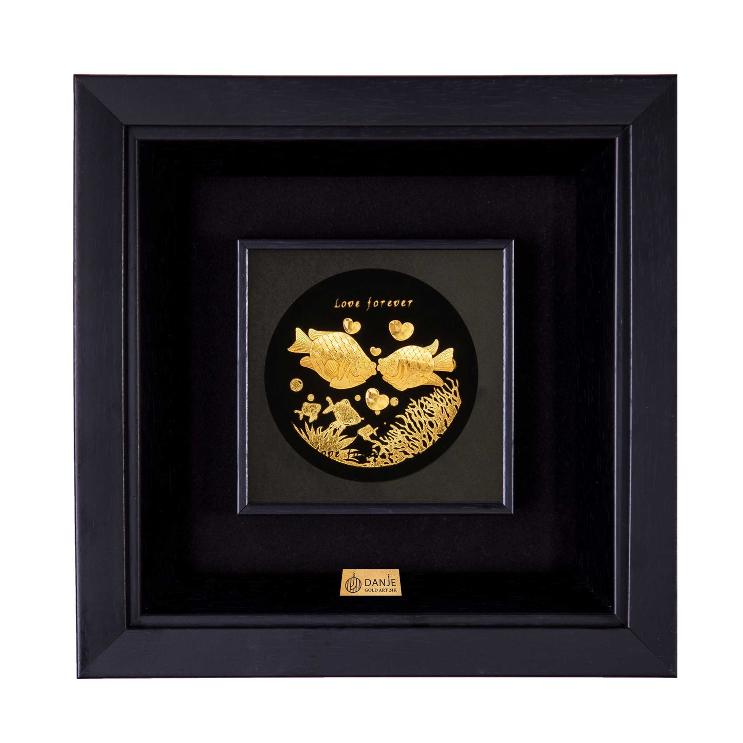 Mural, Two Fishes, 24 Carat Gold Leaf