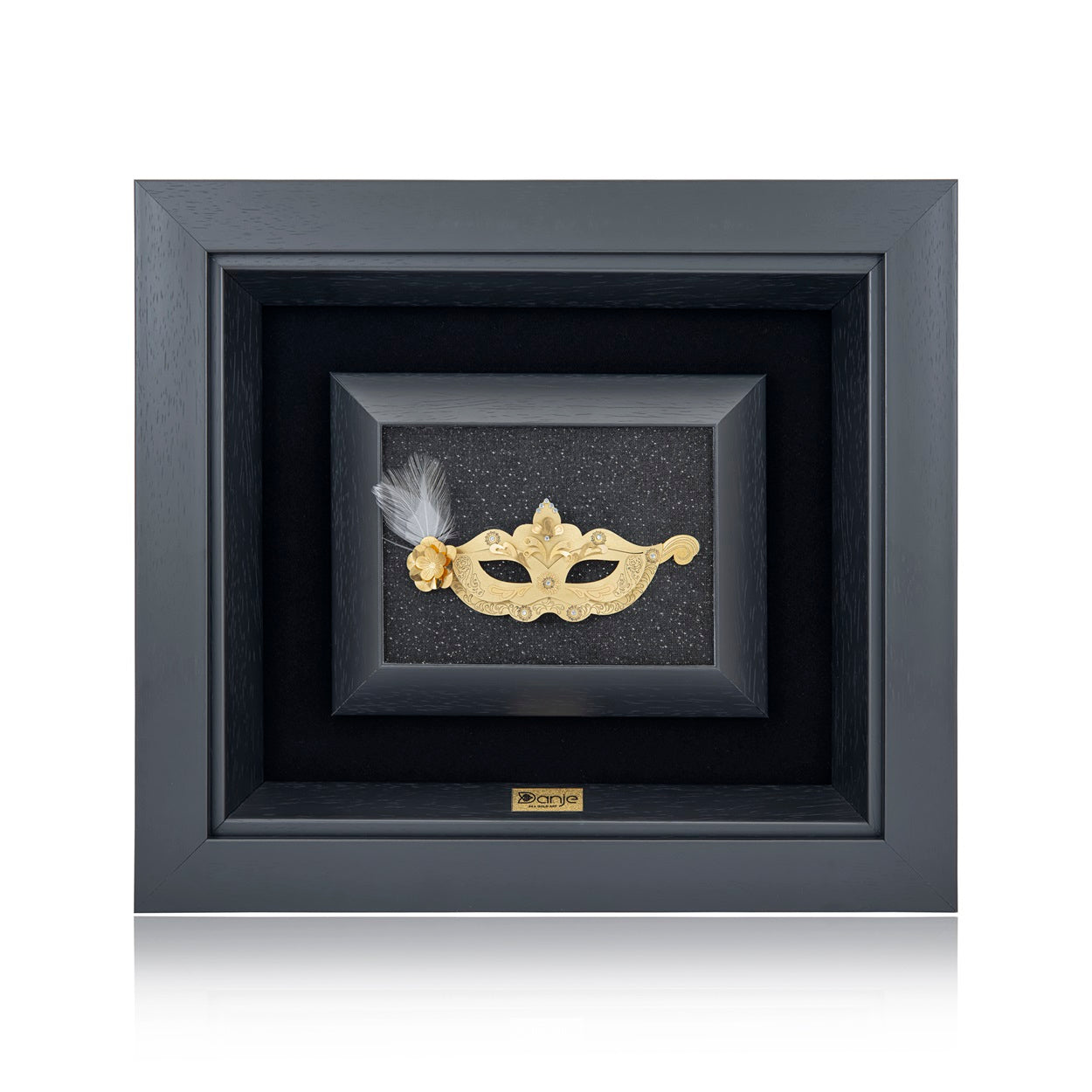Mural, masked ball, 24 carat gold leaf