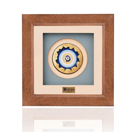 Wandbild, Visionssymbol, 24 Karat Blattgold