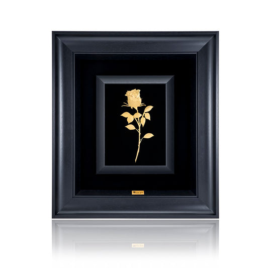Mural; Rose, 24 carat gold leaf