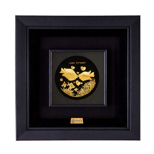 Mural, Two Fishes, 24 Carat Gold Leaf