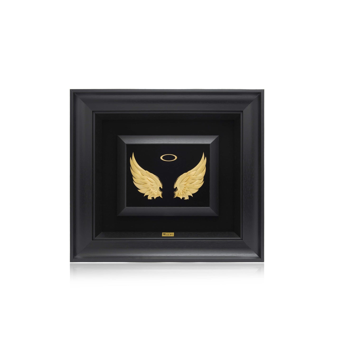 Wandbild, Engelsflügel, 24 Karat Blattgold, 40*45 cm